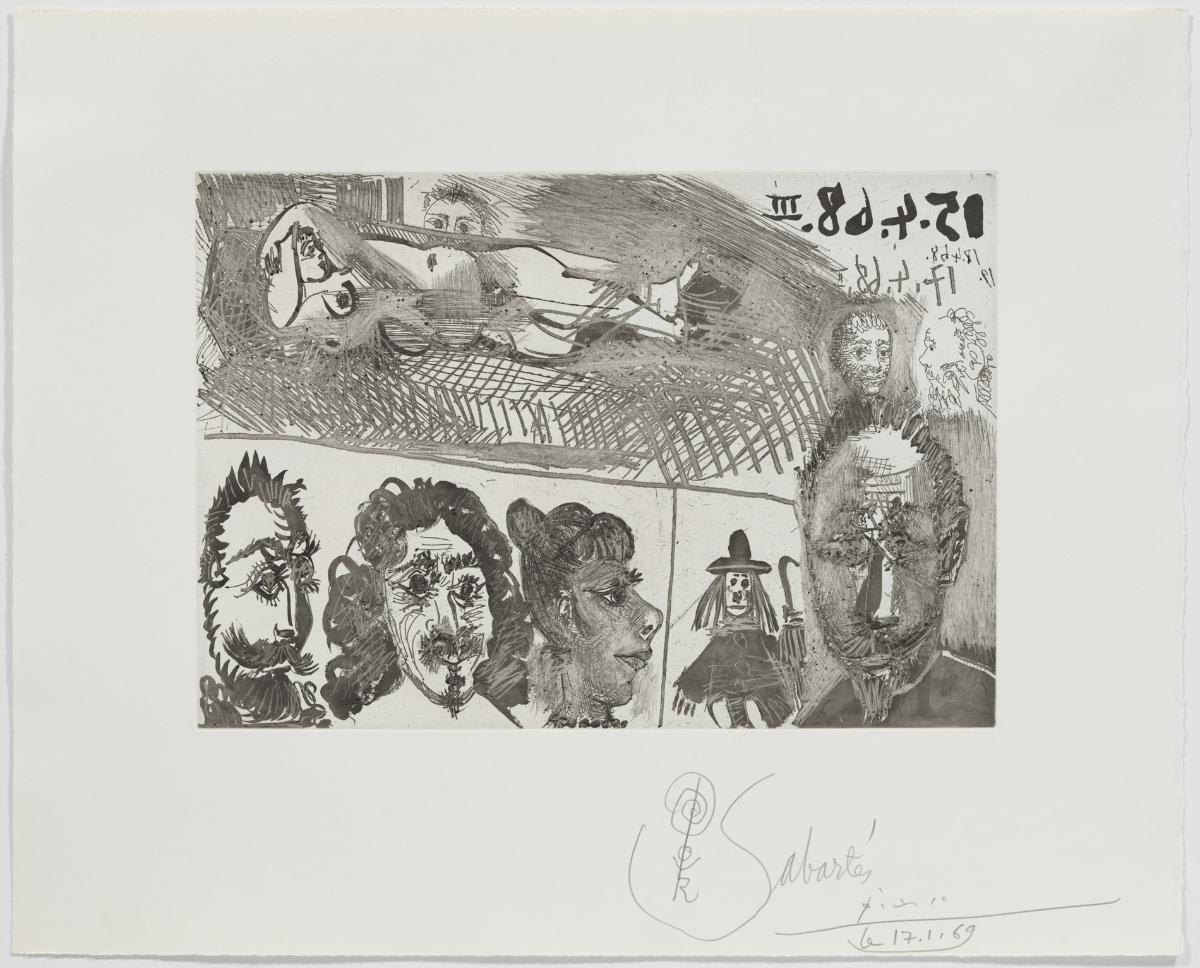 Al estilo de El Greco: retratos, con modelo estirada, y "hombrecillo"