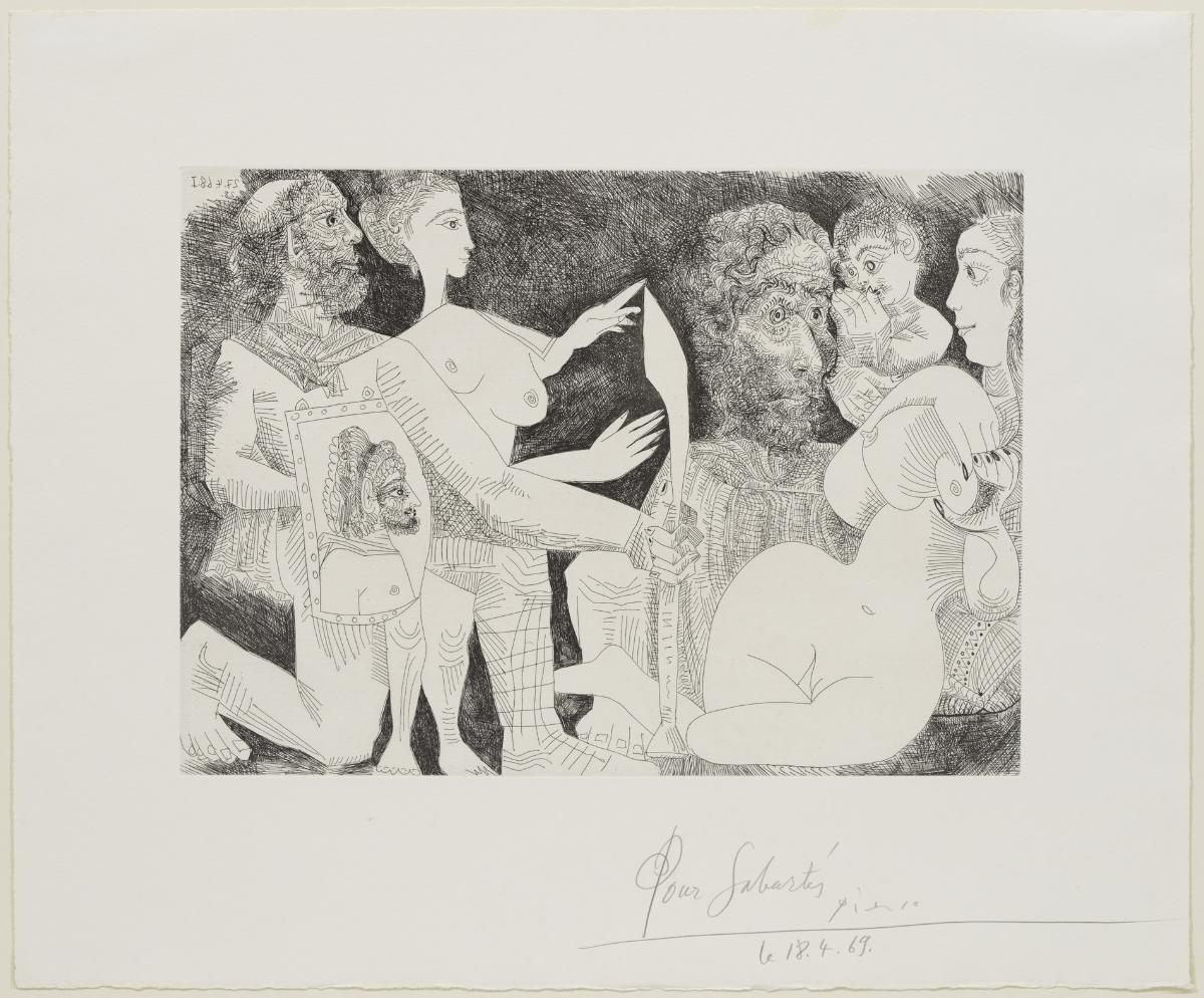 Mythological Scene: Perhaps Agamemnon's Lust for Briseis