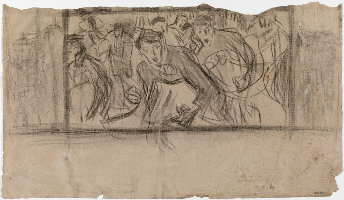 Estudi per a una il·lustració del diari "El Liberal"