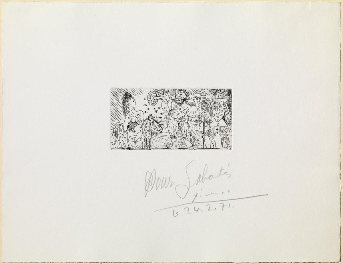 At the Circus. Weightlifter