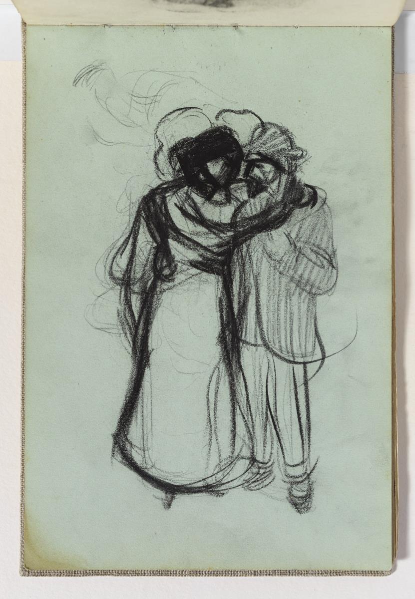 Pareja abrazada