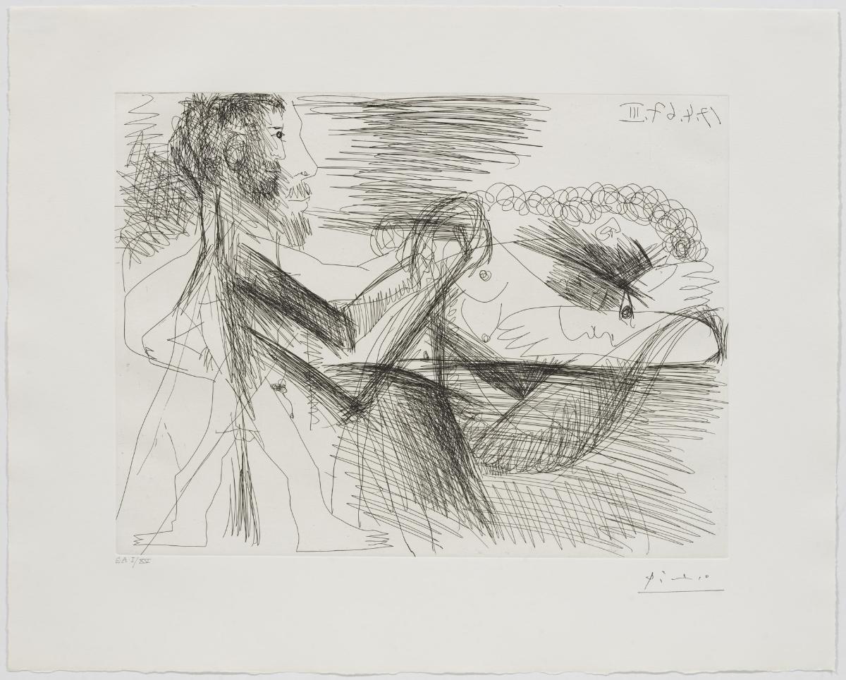 Man Seated beside a Reclining Woman