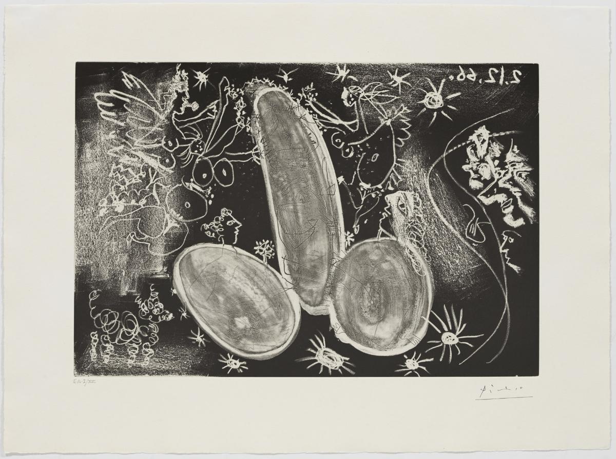 At the Theatre: Old Man Wreathed with Flowers by Women and Fairies