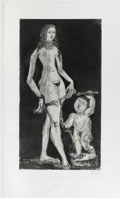 Variation on Cranach's "Venus and Cupid"