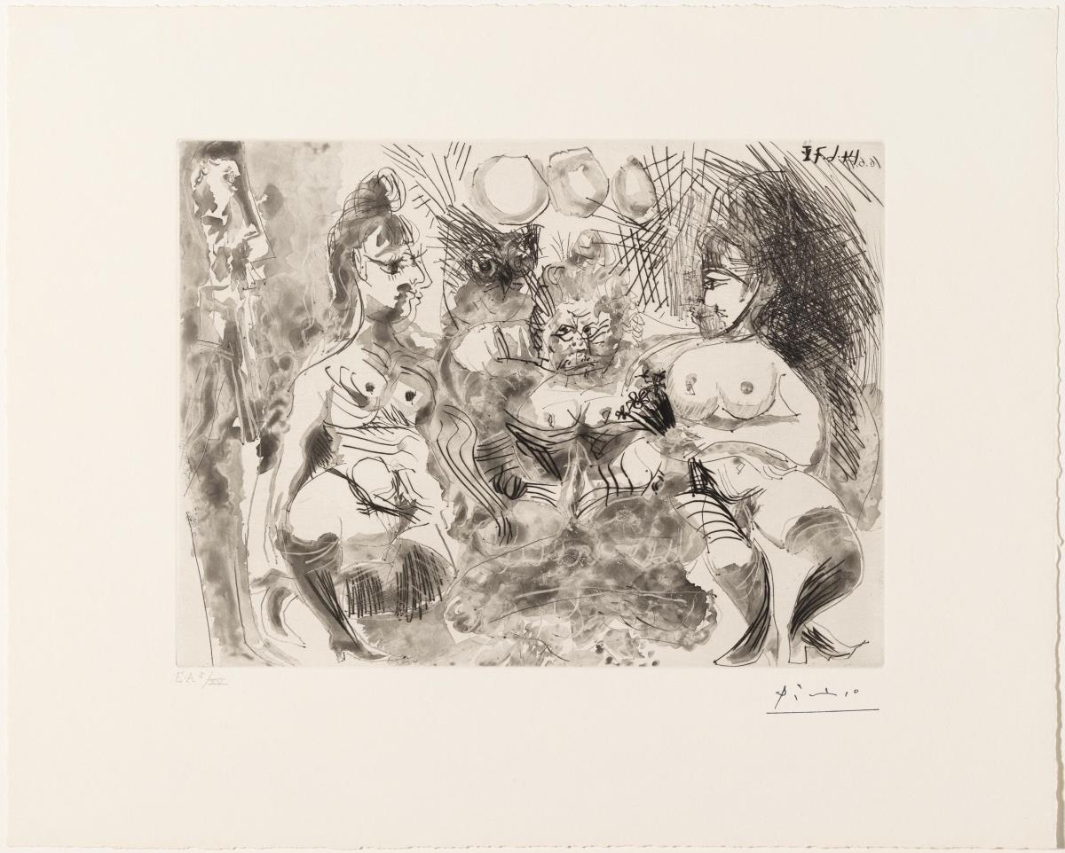 The Maison Tellier. The Mistress's Party. Owl. Degas Leaning on the Wall