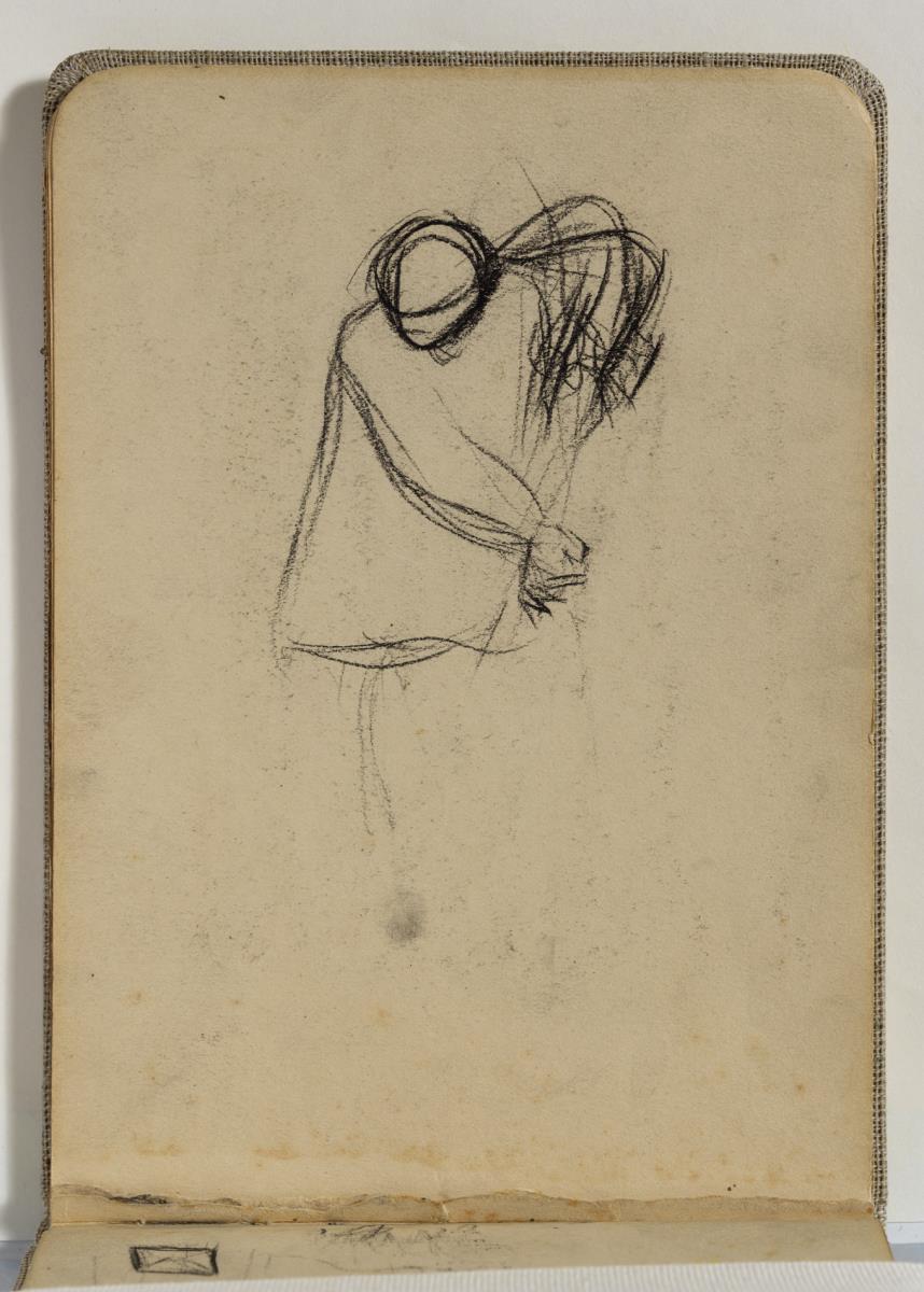 Estudio de hombre cavando