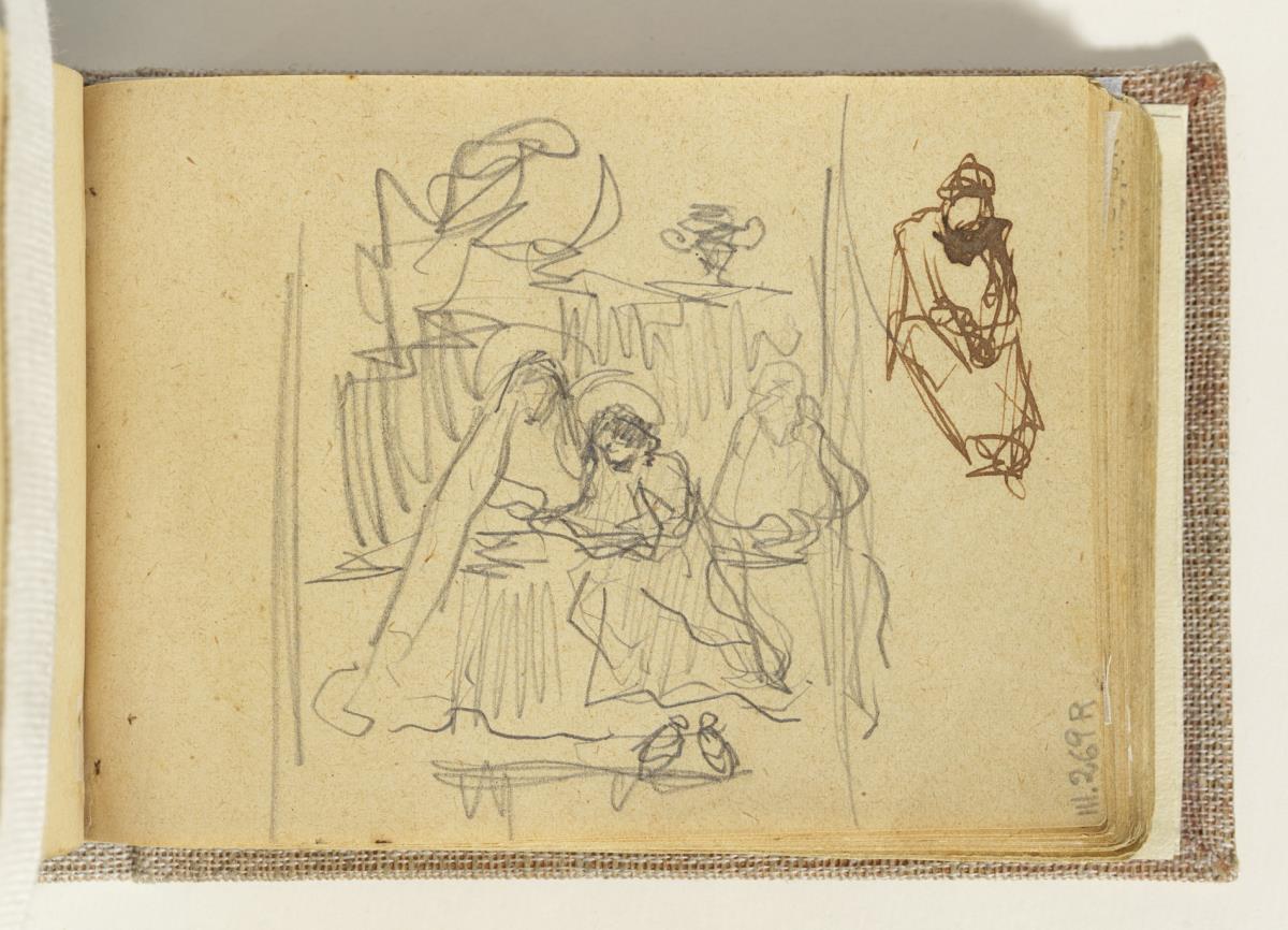 Santa Anna ensenyant a llegir a la Verge