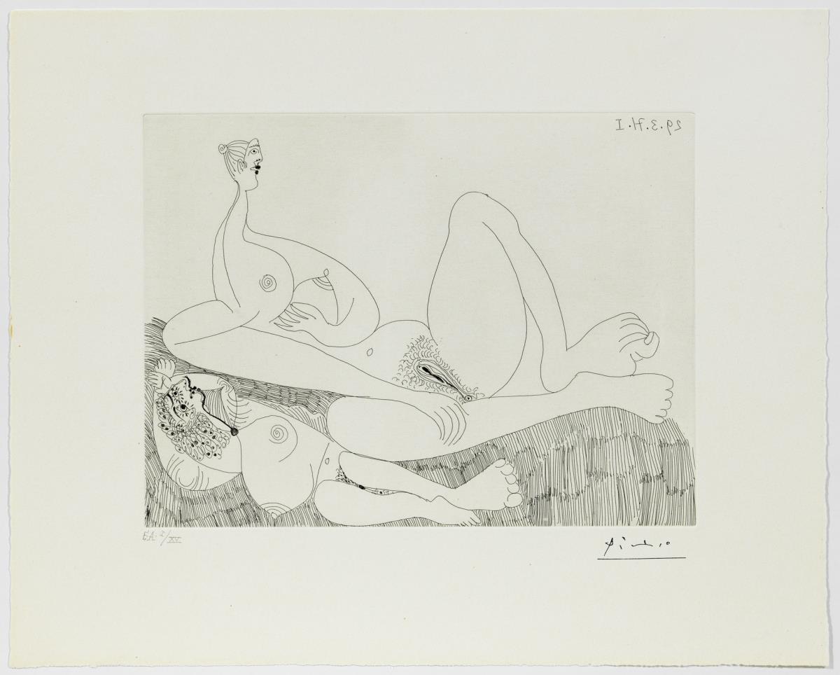 Rest. Two Nude Prostitutes | Picasso museum Barcelona | Official website