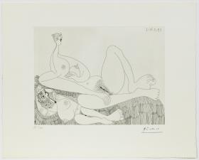 Descans. Dues prostitutes nues