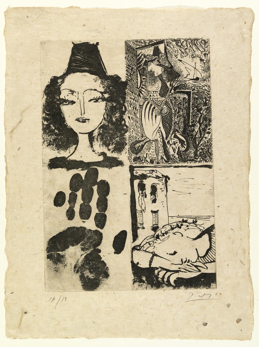 Four Compositions for: "La Barre d'appui"