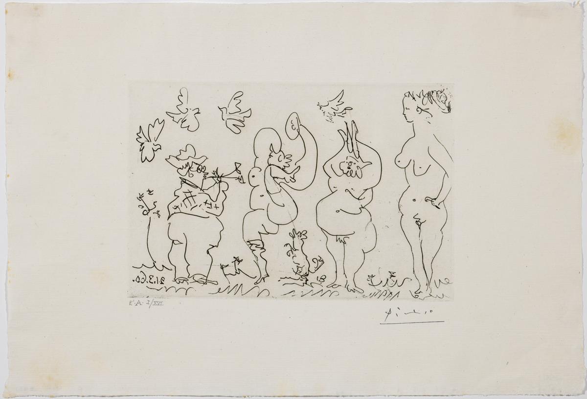 Sabartés in the Country. Rustic Bacchanal