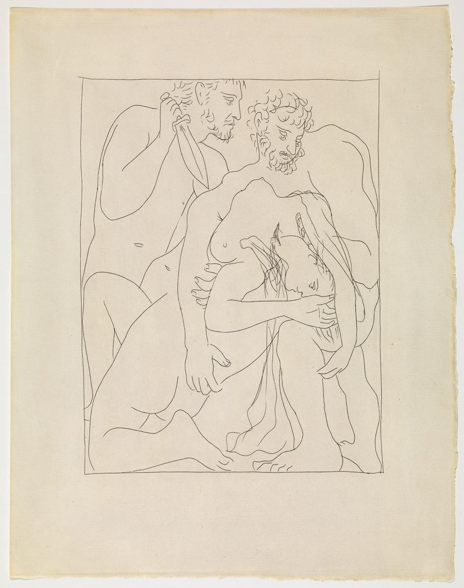 Polyxena, Priam's Daughter, is Sacrificed on Achilles's Tomb