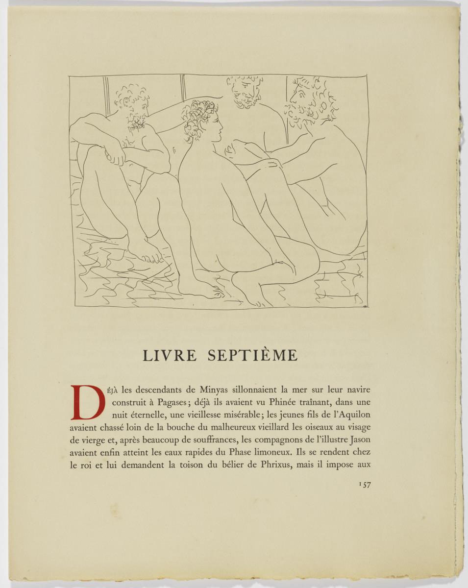 Cuatro hombres desnudos sentados