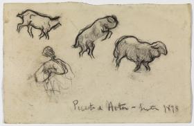 Apuntes de cabras, cordero y pastor