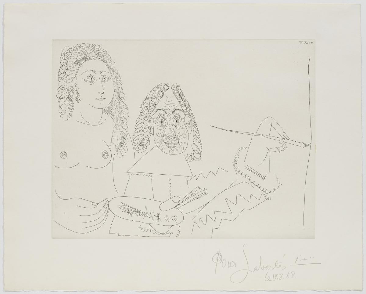 Pintor rembrandtesc amb la seva model