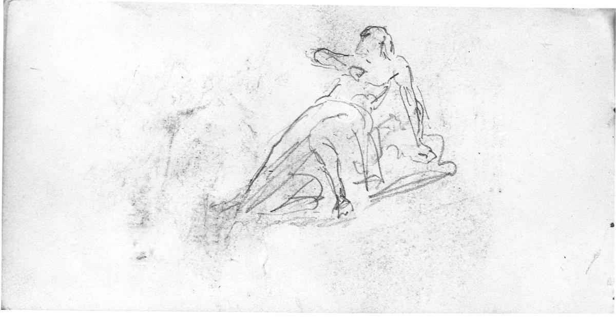 Sketch for a Copy of a Sculpture