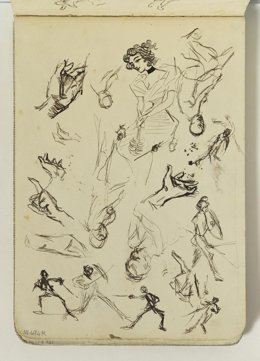 Estudio de figuras y manos