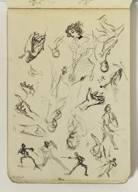 Estudio de figuras y manos
