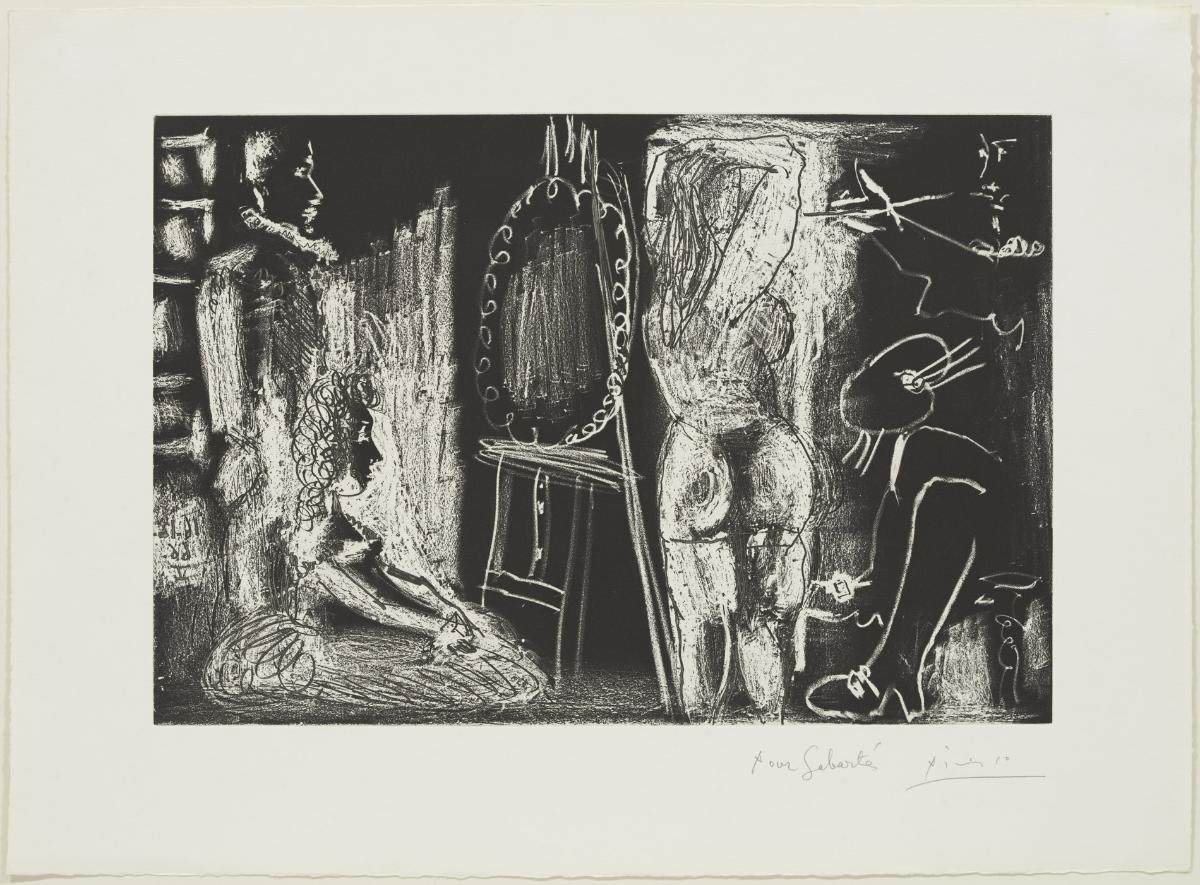 Visitantes en el taller