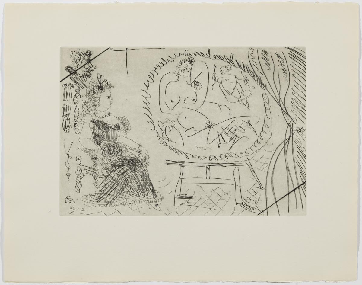 A Couple of Amateurs Looking at a Painting