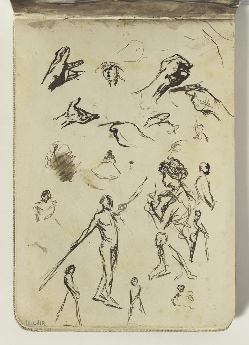 Estudio de hombres y manos