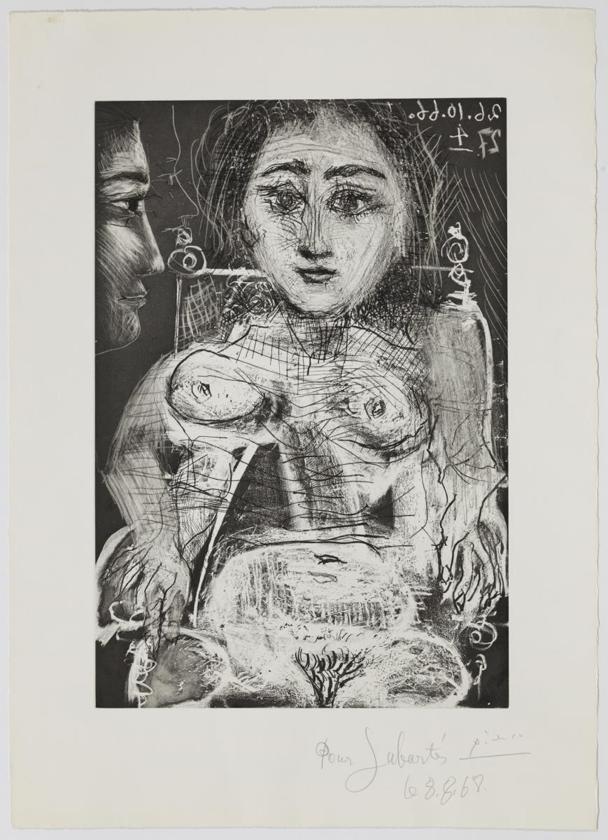 Retrato de Jacqueline en una butaca