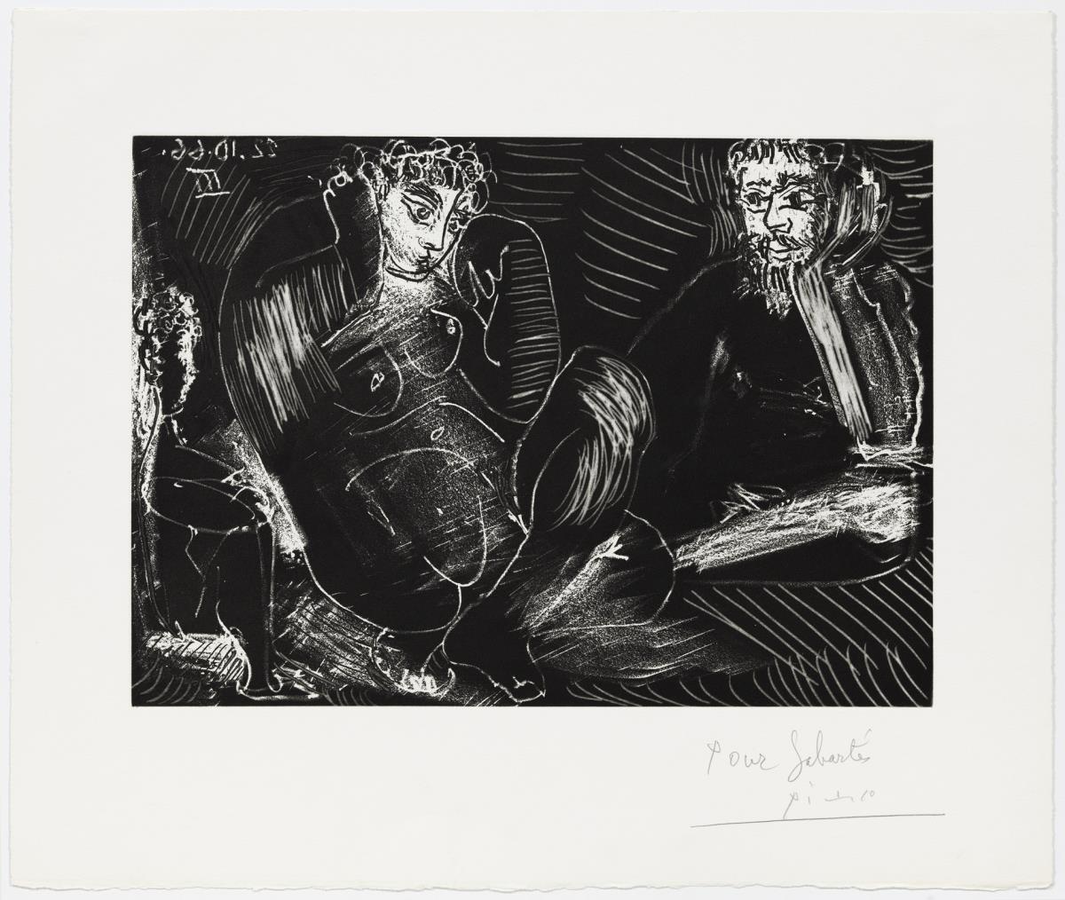 Pareja con un infante