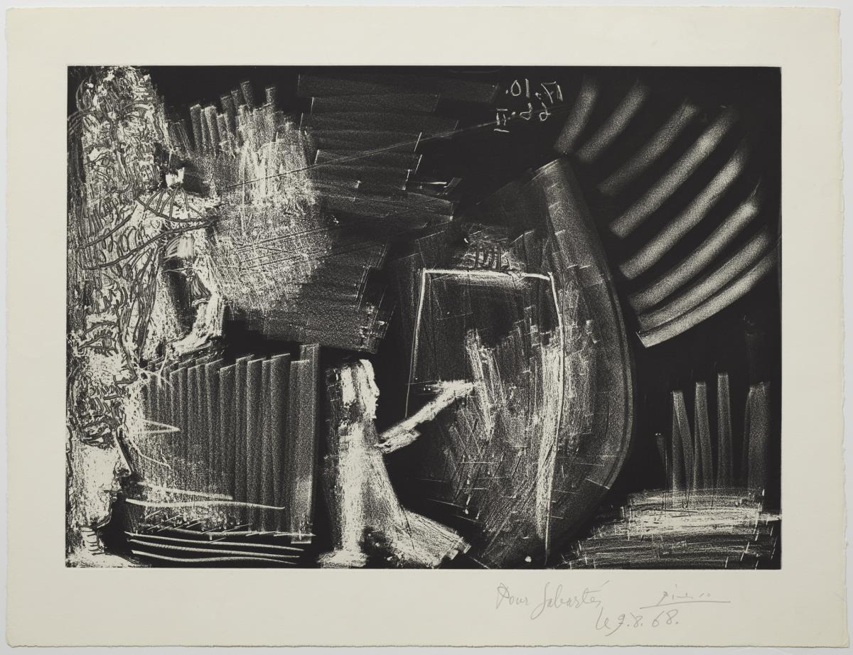 Pintor agenollat amb espectadors