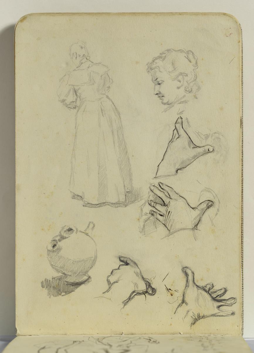 Woman and Study of Hands