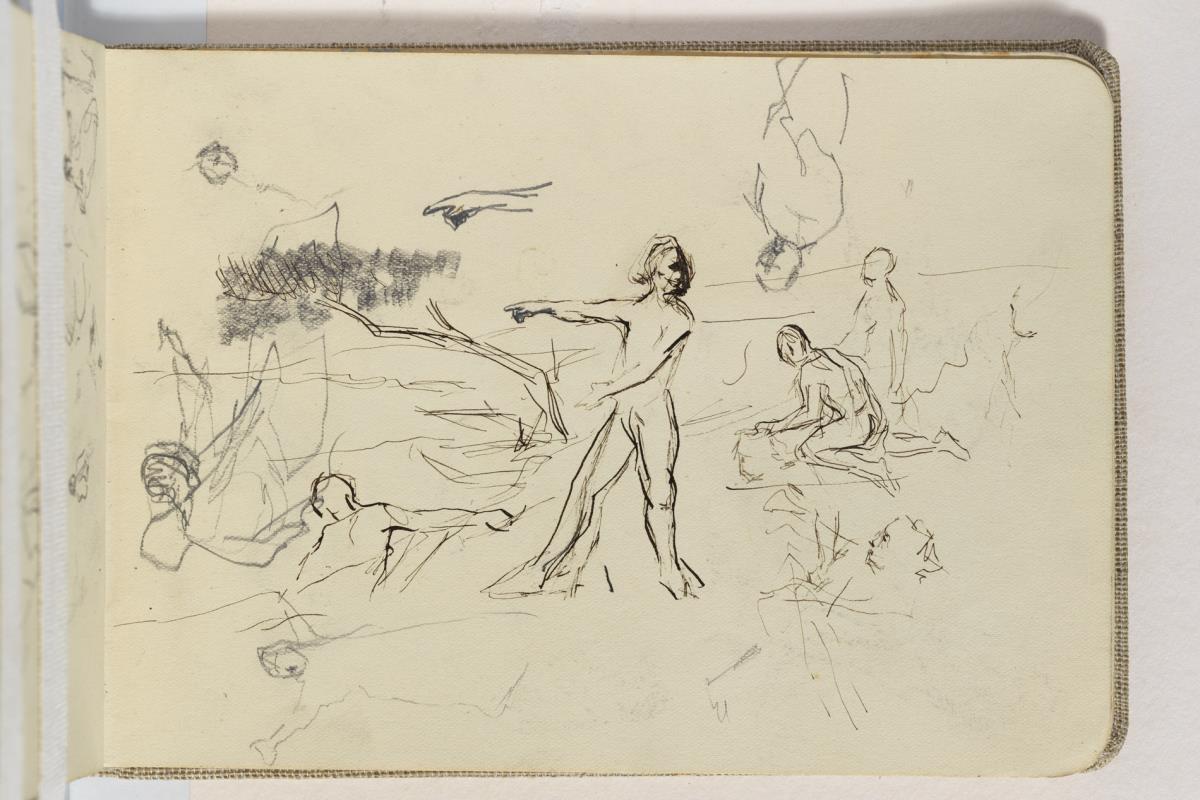 Estudio para "Hombres en el campo"