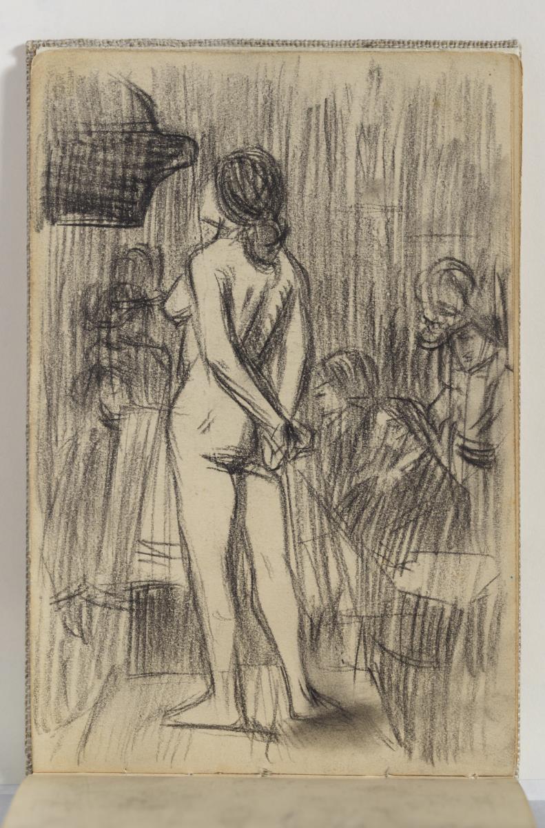 Sesión de dibujo del natural