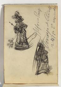 Study of Women and Handwritten Notes