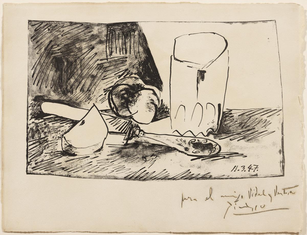 Apples, Glass and Knife