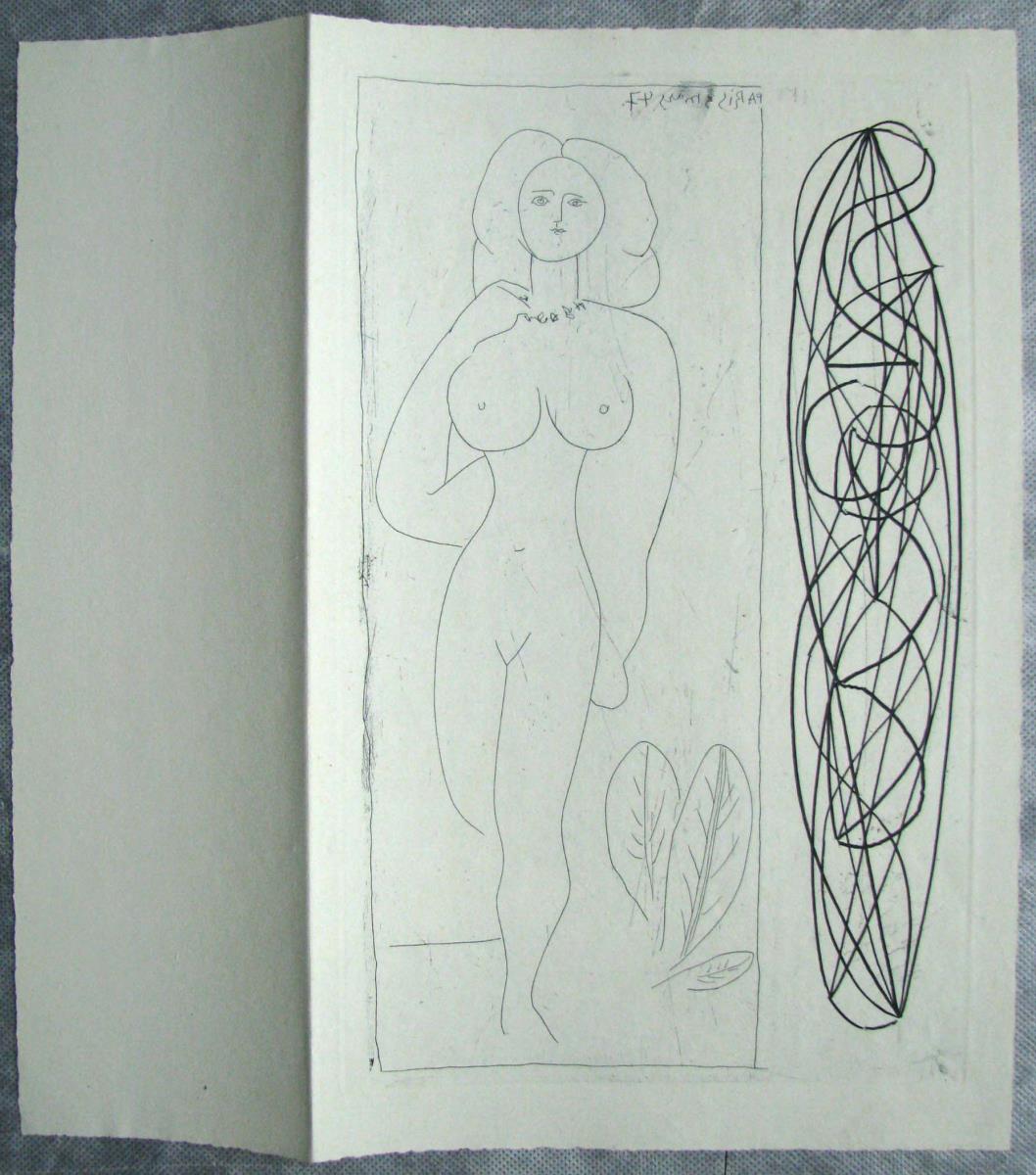 Woman with Leaves and Arabesque