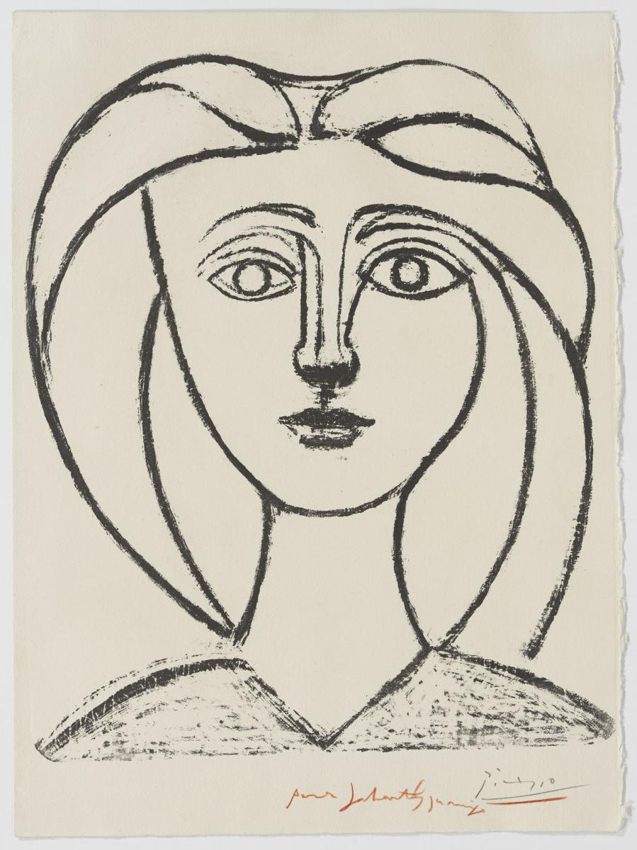 Muchacha de cabellos largos