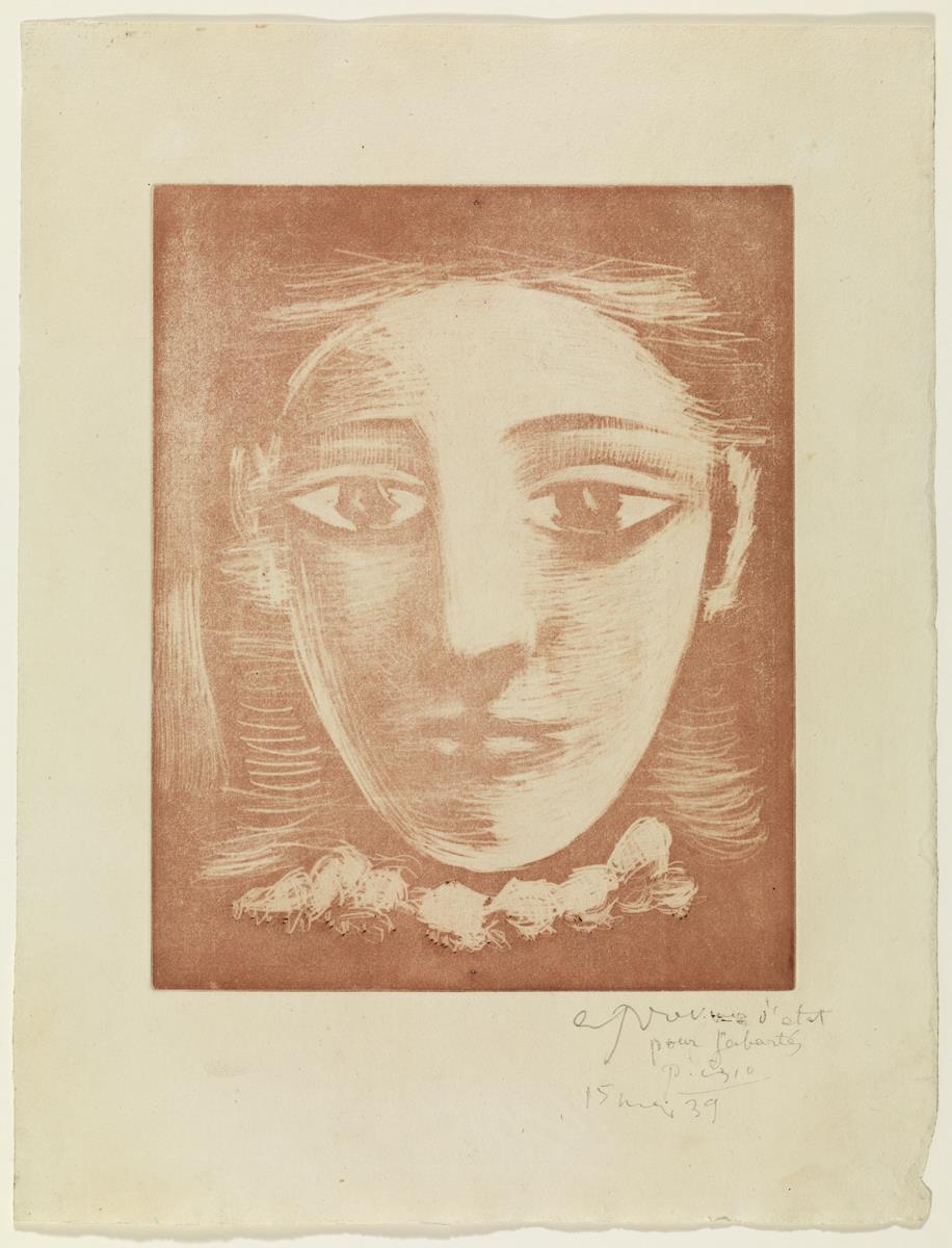 Head of a Woman no. 1. Portrait of Dora Maar