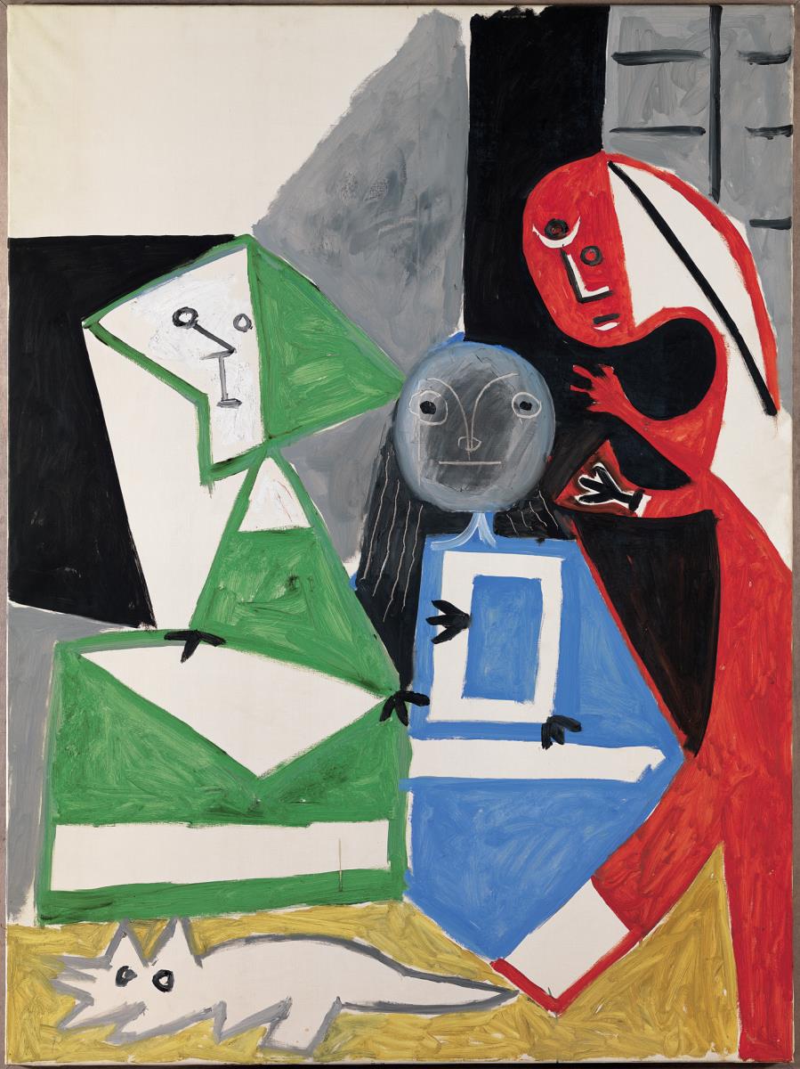 Las Meninas [Isabel de Velasco, María Bárbola y Nicolasito Pertusato]
