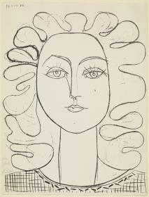 Françoise con el pelo ondulado