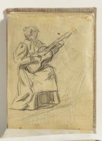 Woman Playing the Guitar