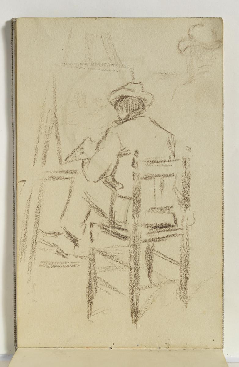 Pintor trabajando