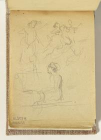 Study of a Pianist and Other Figures