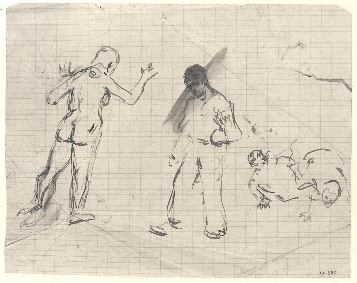 Sketches of a Fight and Female Nude | Picasso museum Barcelona | Official  website