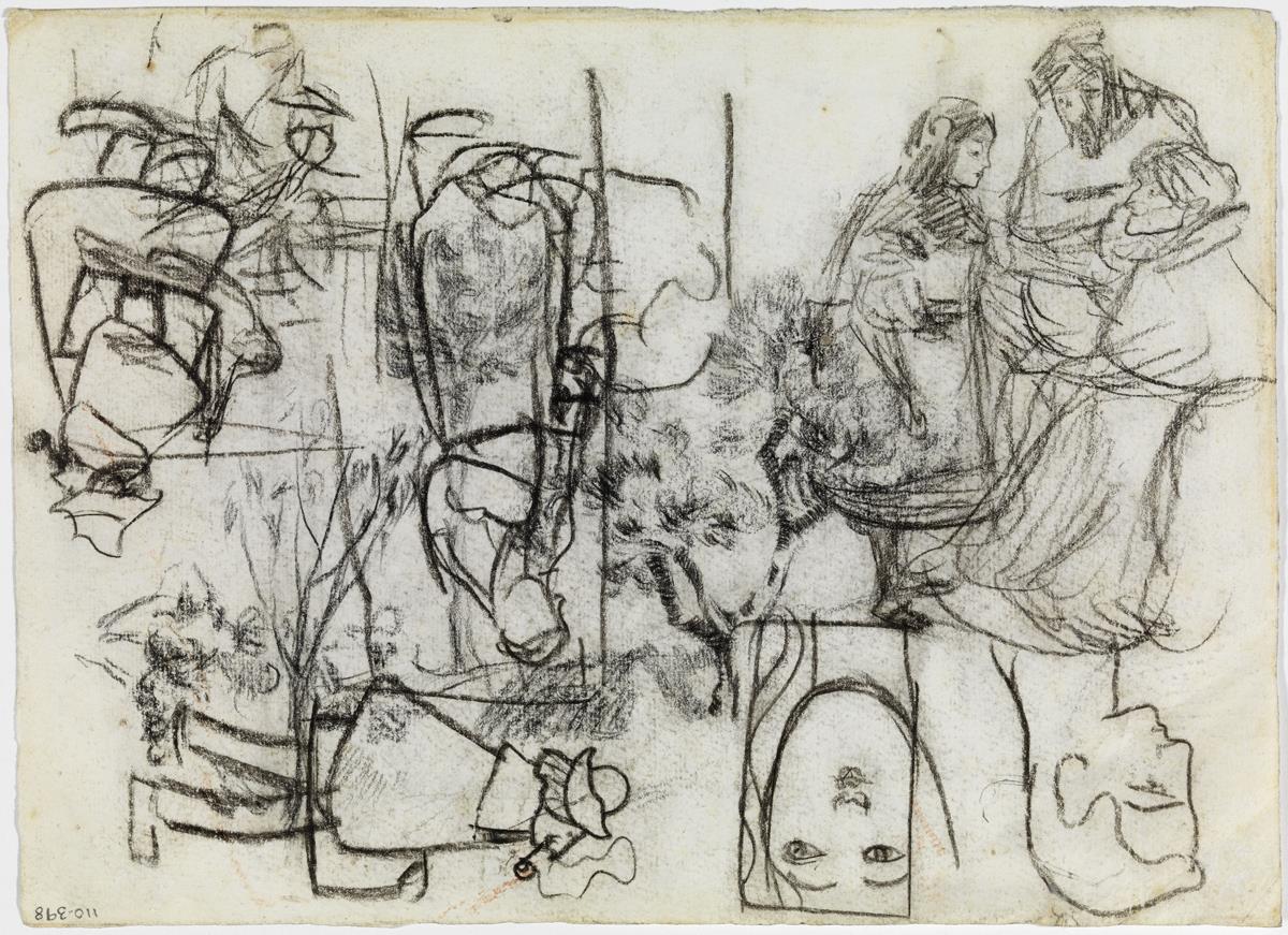 Croquis diversos, i estudi de boscatge