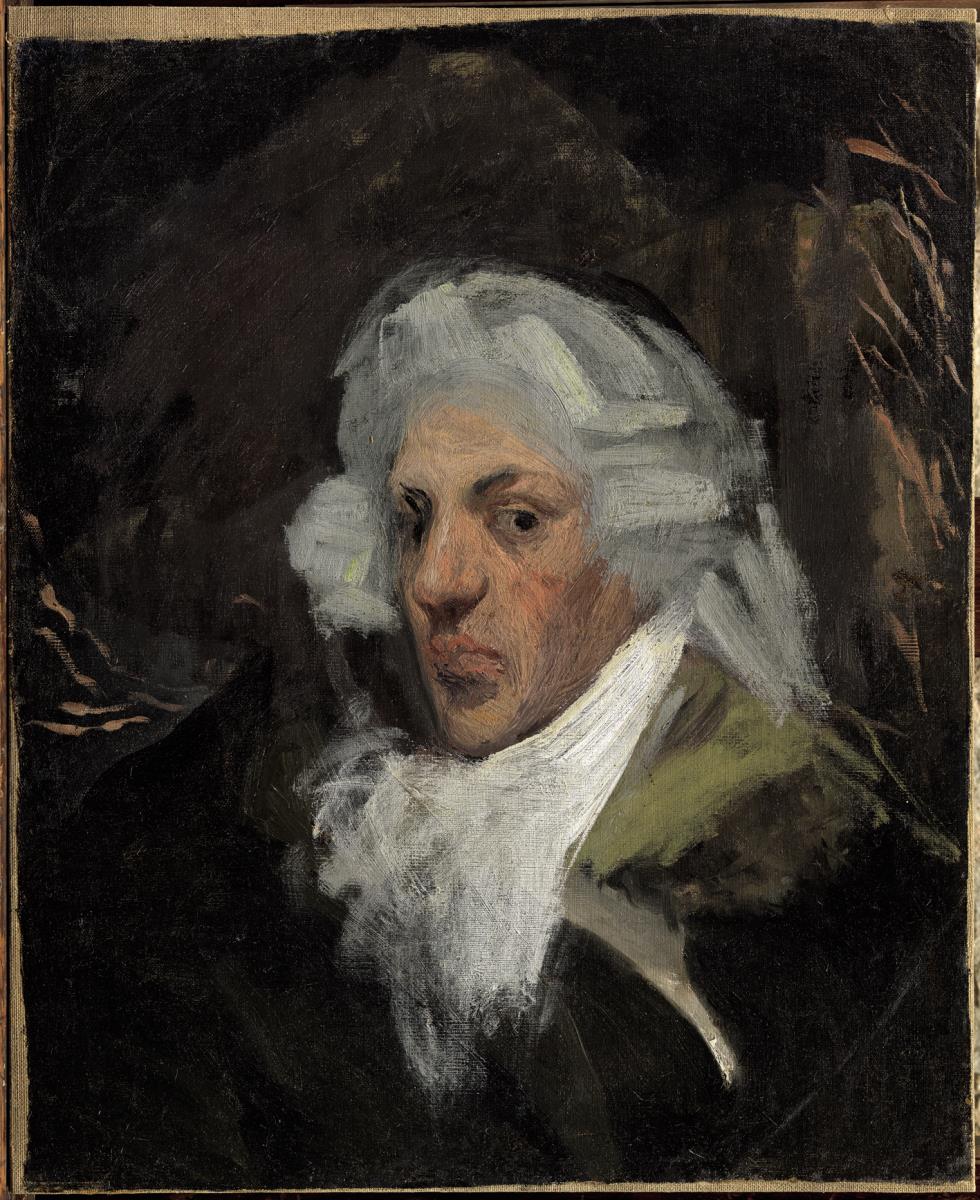 Autorretrato con peluca