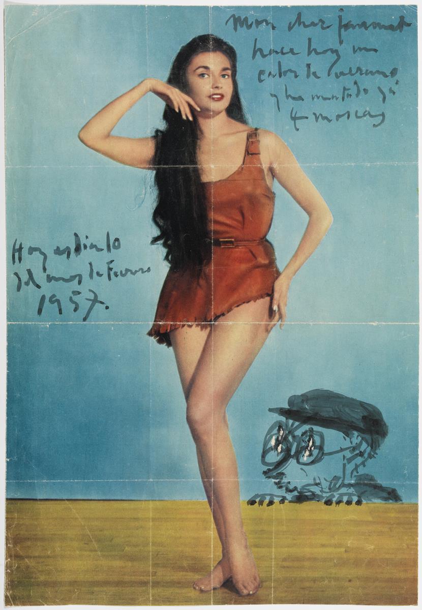 Humorous composition. Jaume Sabartés and Béatrice Altariba