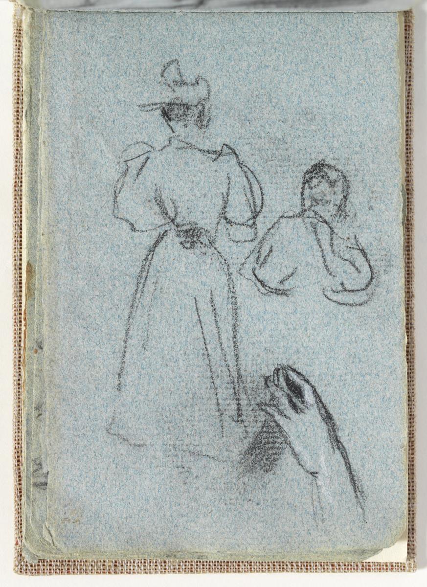 Mujeres y estudio de mano
