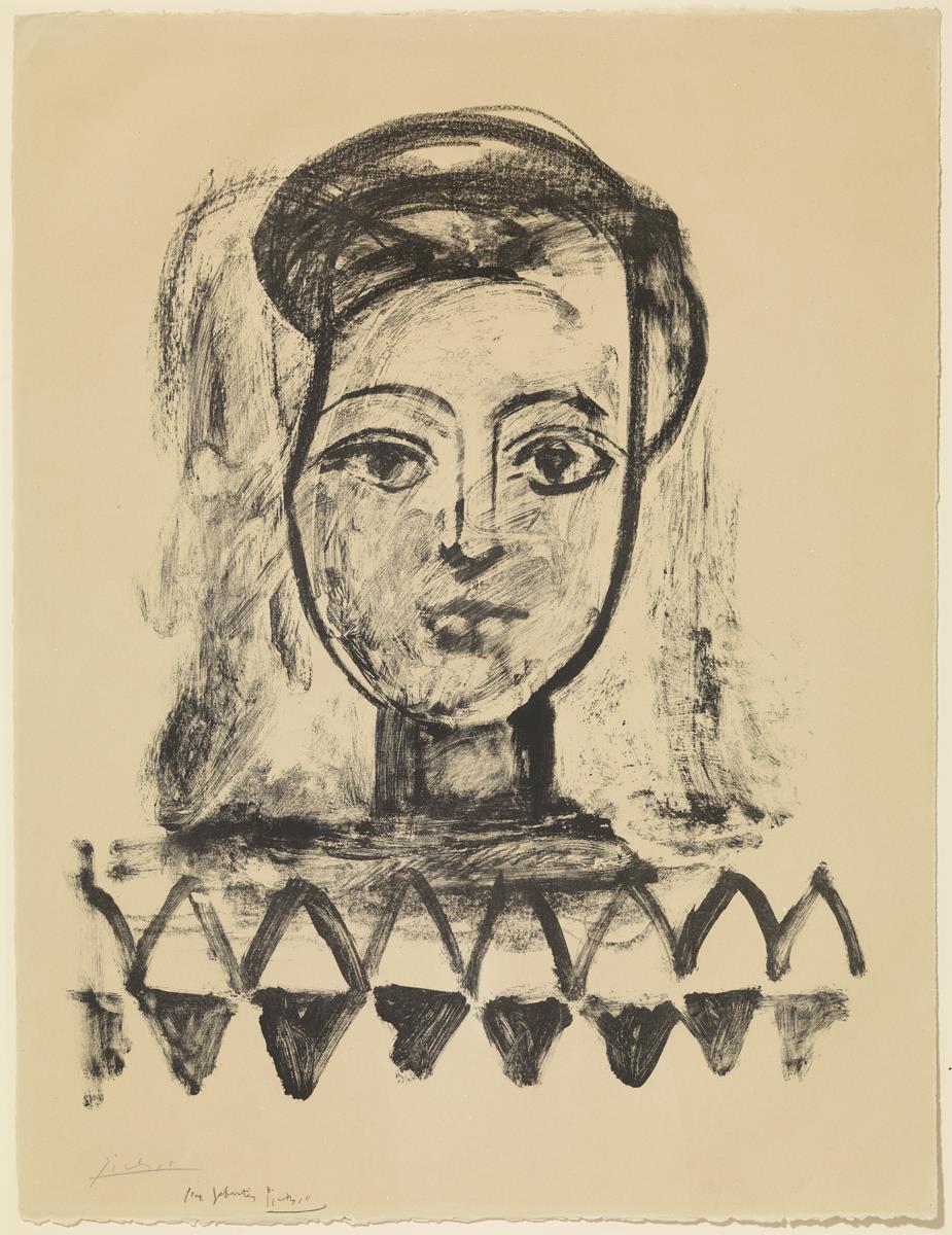 Young Woman with Triangle Bodice