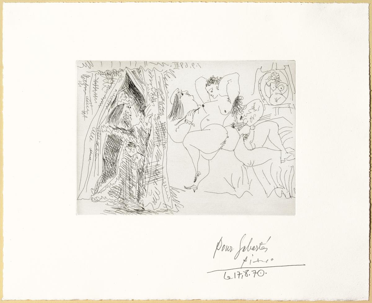 Rafael i la Fornarina. VIII: el Papa entra amb un somriure murri