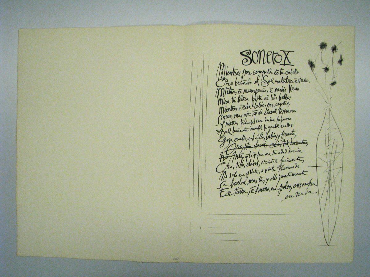 "Soneto X"