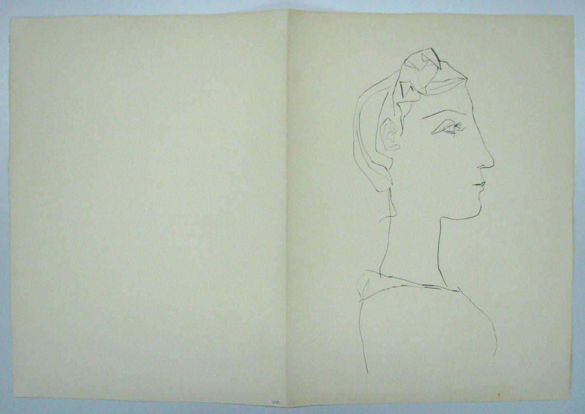 Profile of a Woman with Braid